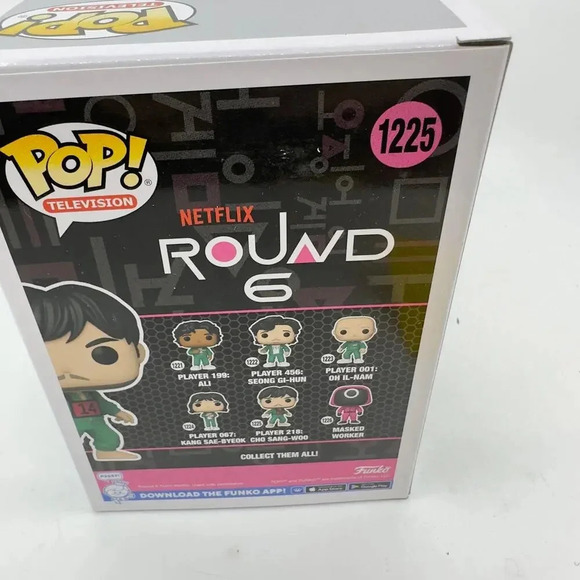 NEW Funko POP! Television Netflix Round 6 Player 218: Cho Sang-Woo #1225 Green - Picture 5 of 7